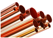 Tubo de cobre com revestimento em PVC